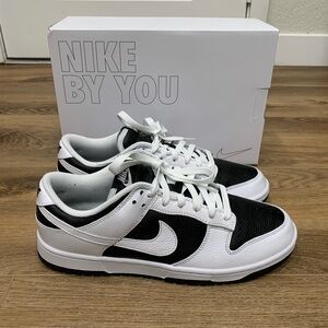 Nike “Dunk By You” Reverse Panda Black/White Sneaker (Lightly used, 9.5M)